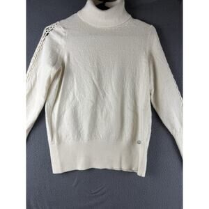 Ted Baker Maevia Roll Neck Sweater with Stitch Insert Size 3